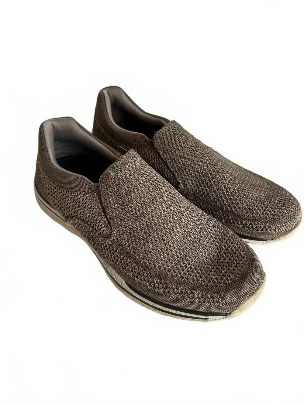 Skechers Expected Gomel Taupe Grey Slip On Men's Size 8 NWT